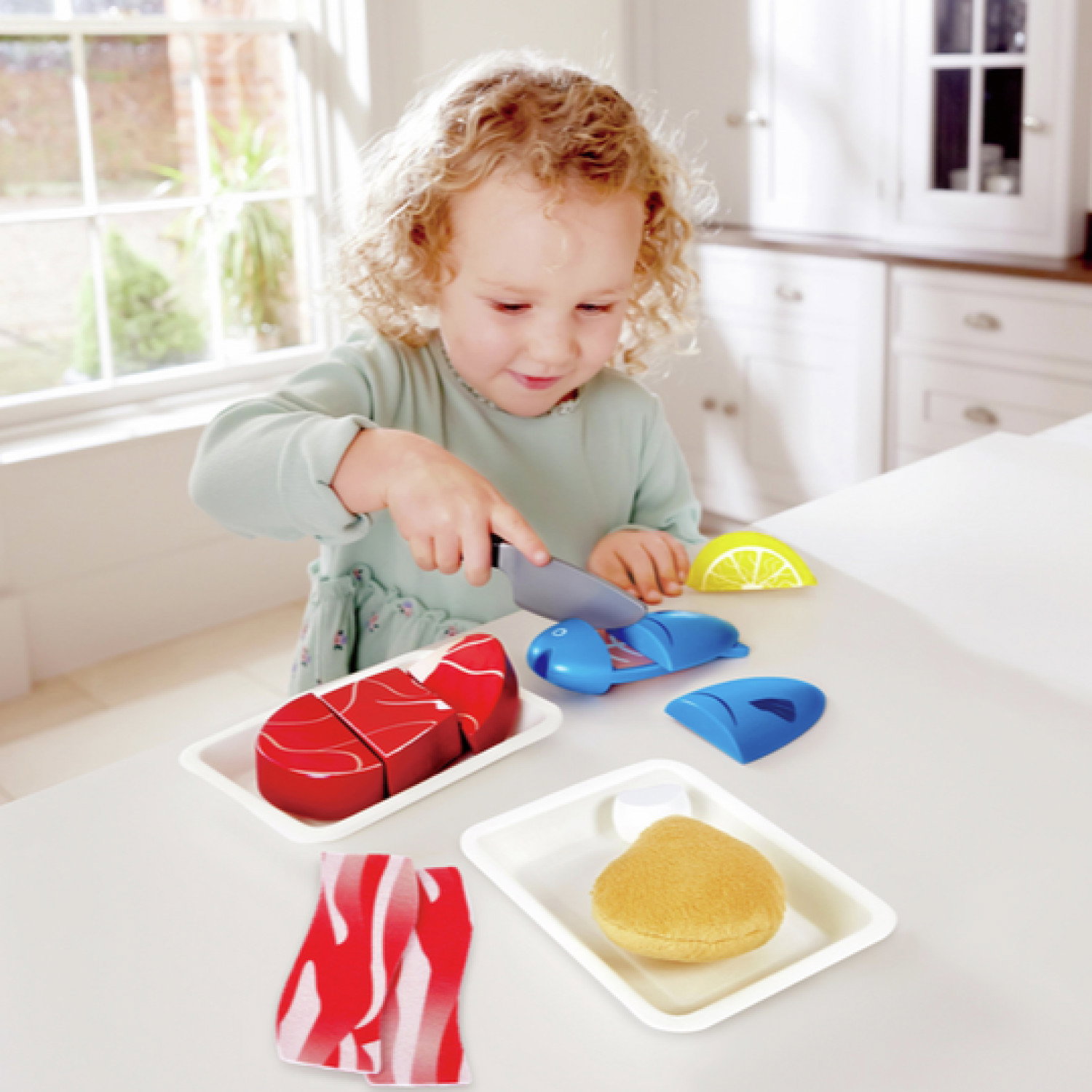 Дървен комплект Протеин, Hape