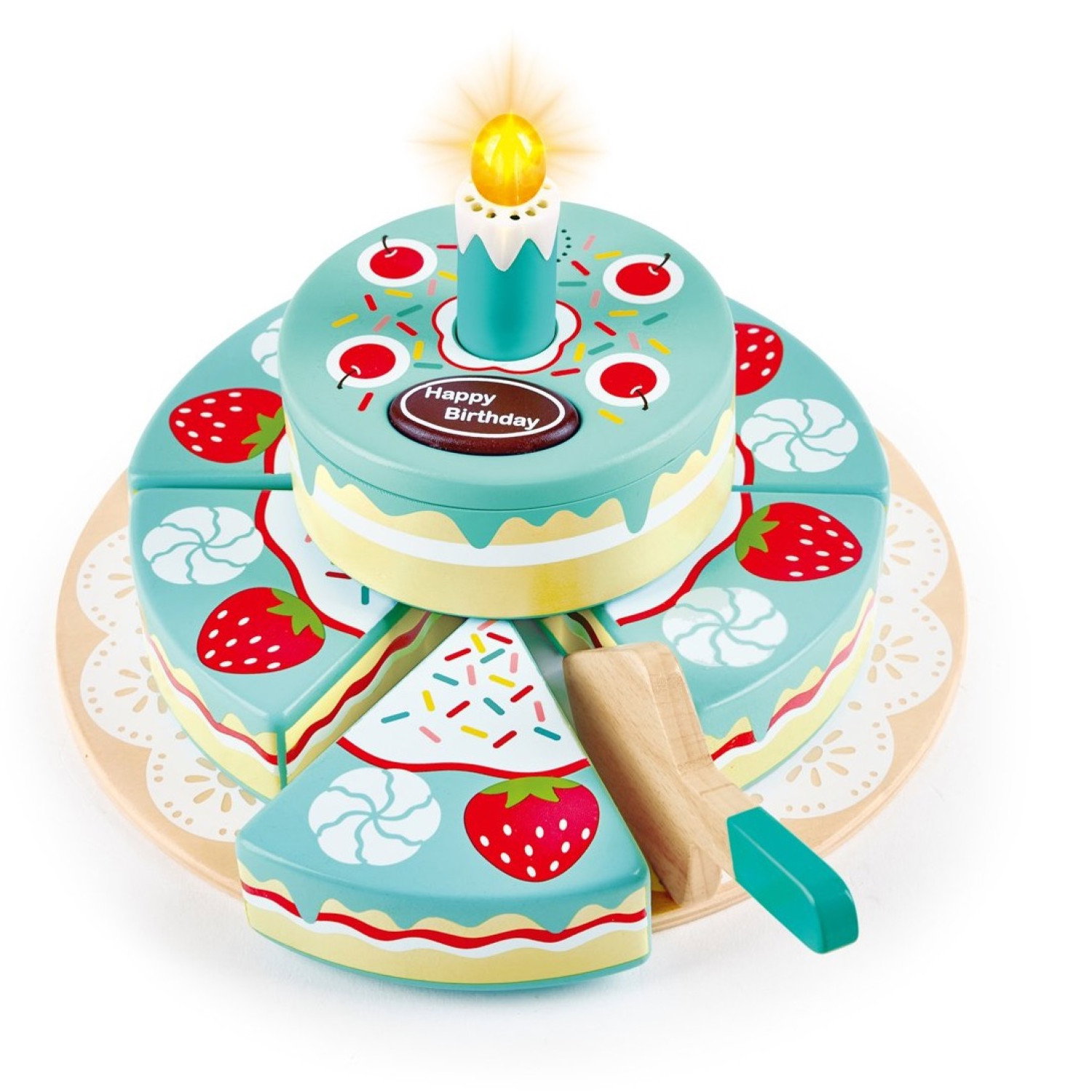 Дървена торта Честит рожден ден, Hape