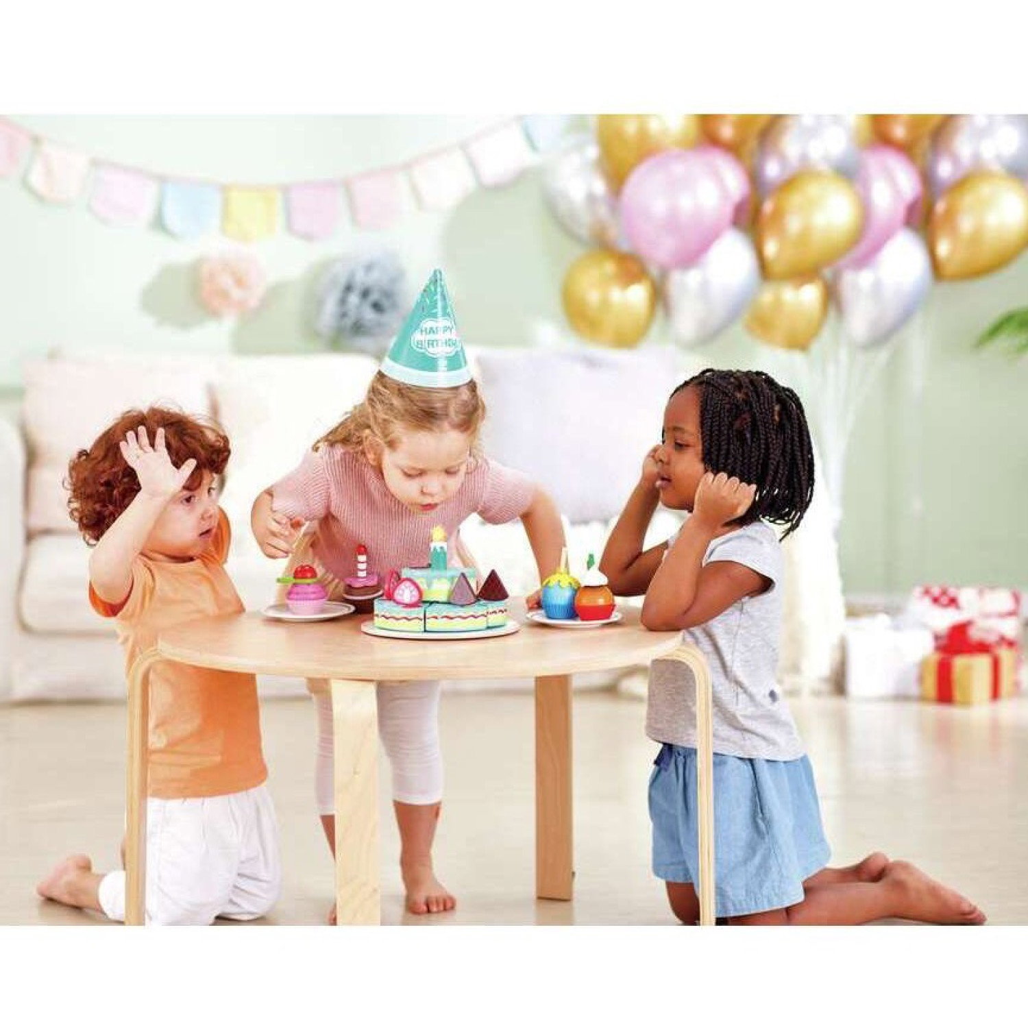 Дървена торта Честит рожден ден, Hape