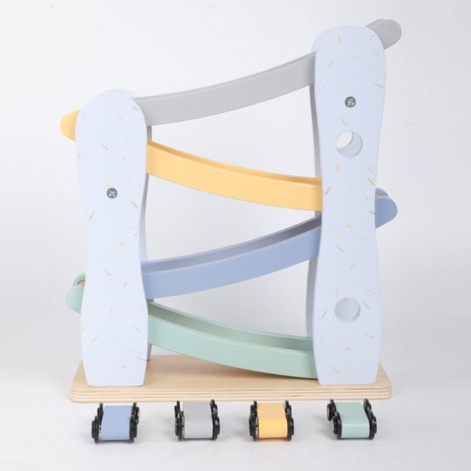 Дървена писта Роли с 4 коли