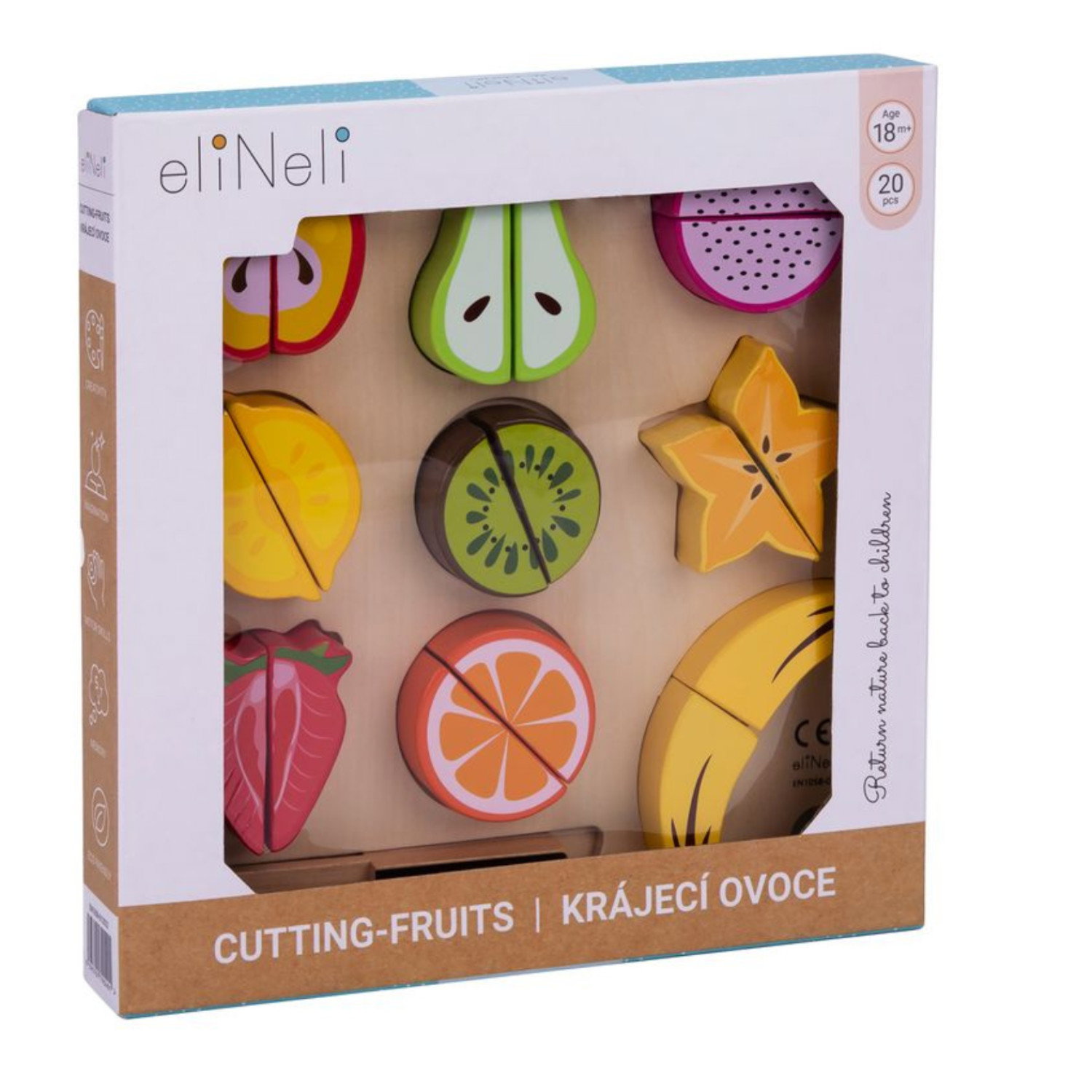 Дървени плодове за рязане