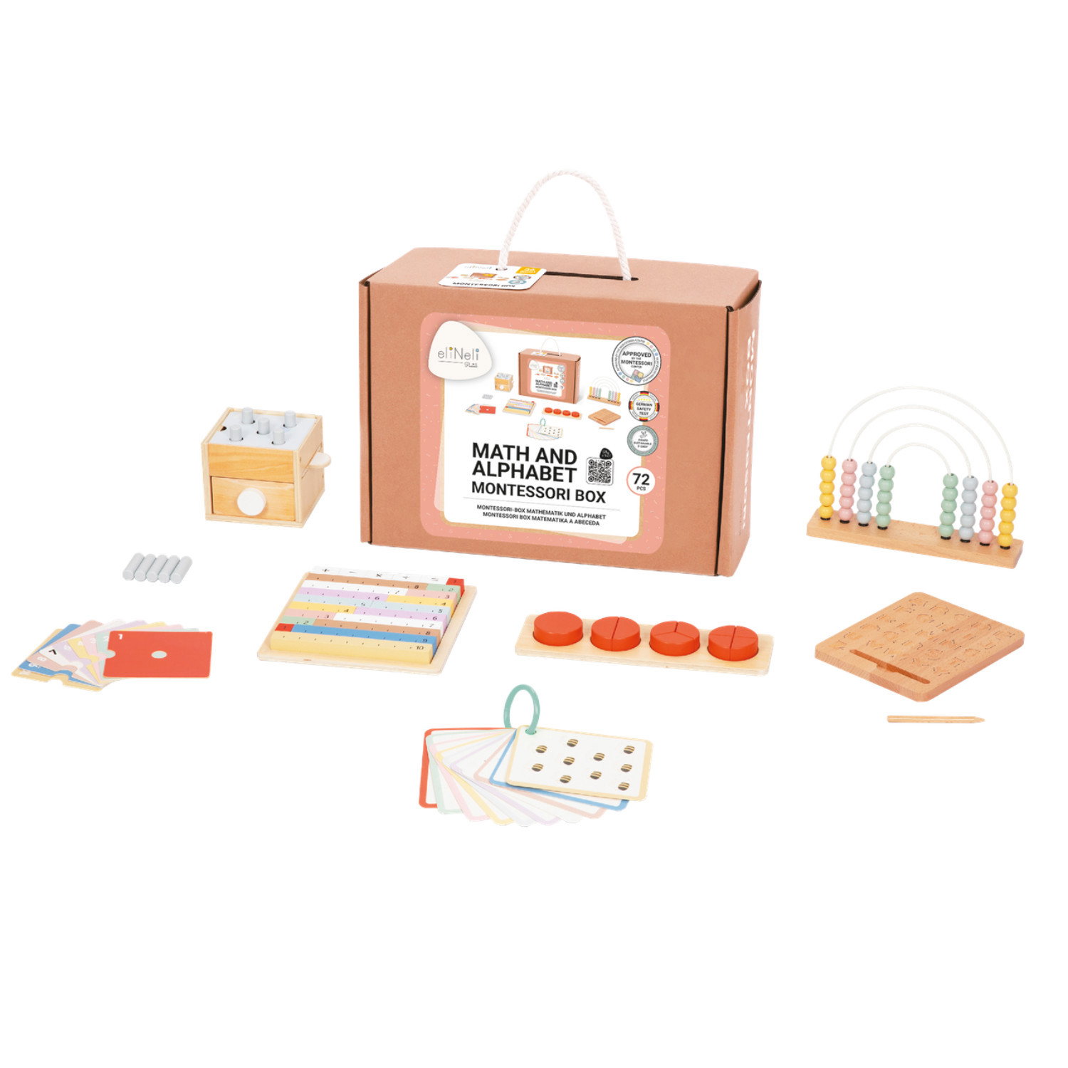 Образователна кутия Монтесори 3+ години