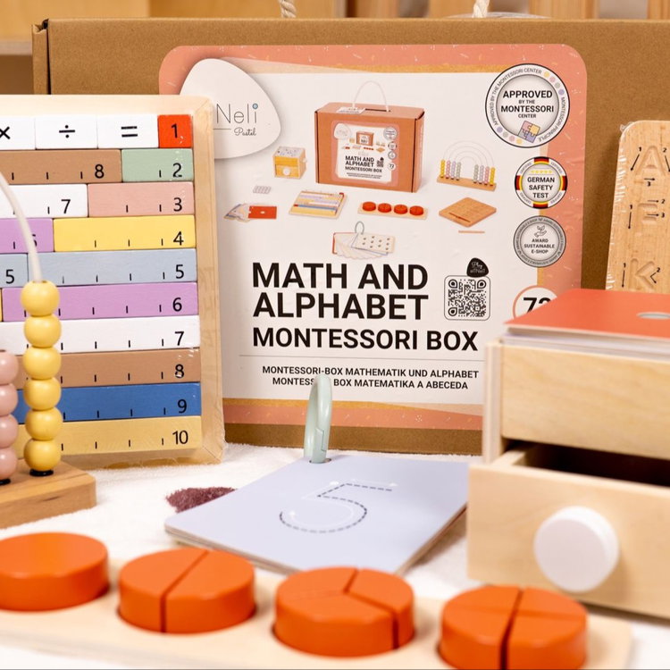 Образователна кутия Монтесори 3+ години