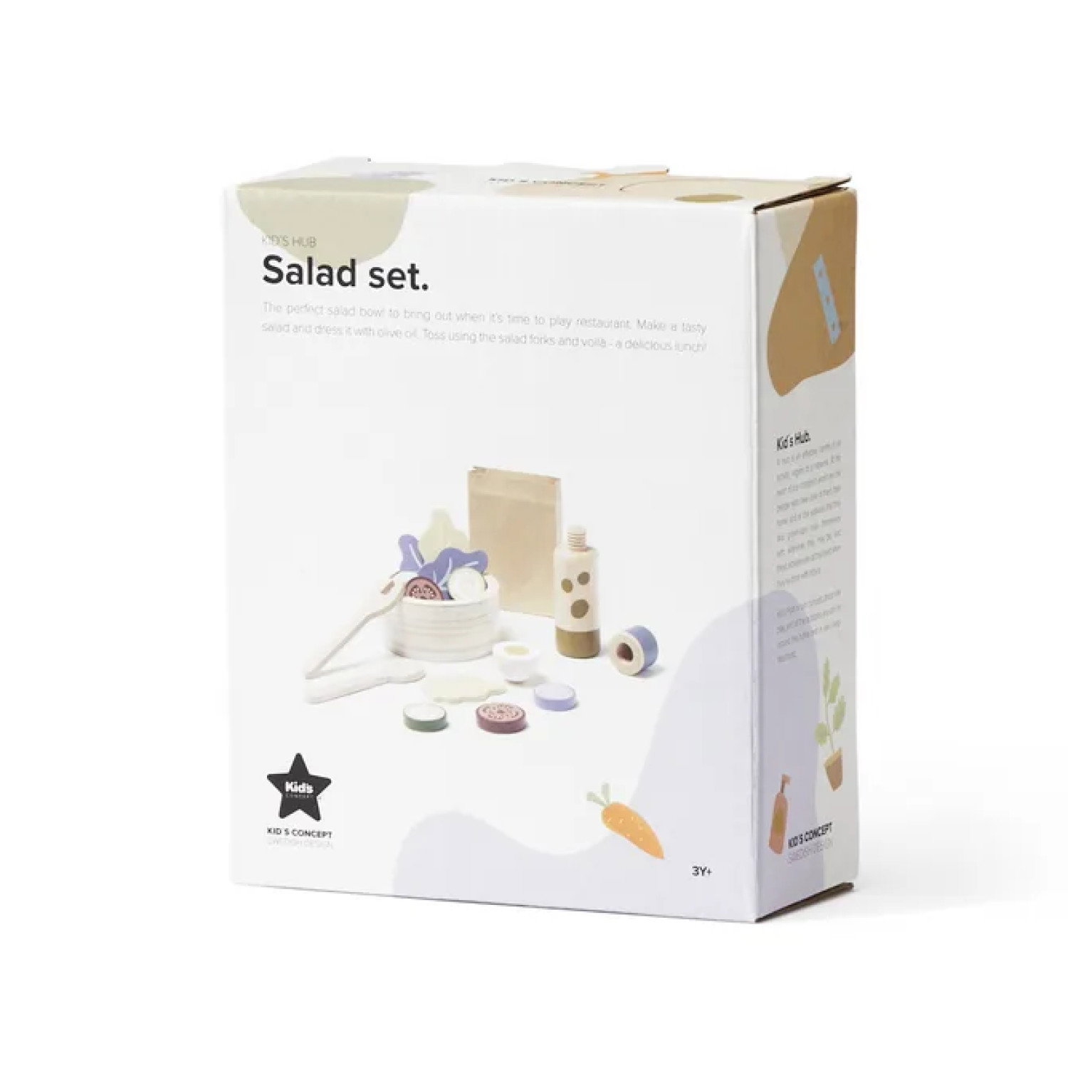 Дървен комплект Салата в купа