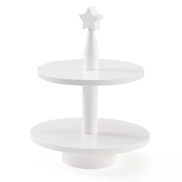 Дървена стойка за сладкиши