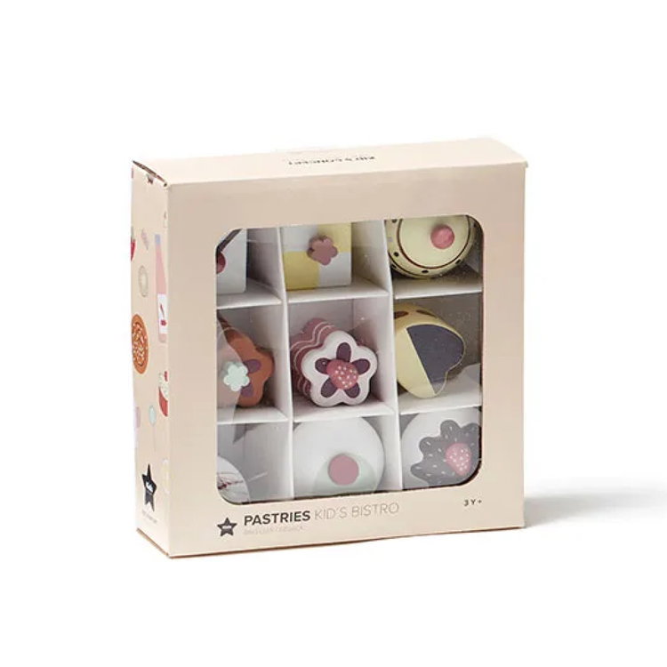 Комплект дървени сладкиши