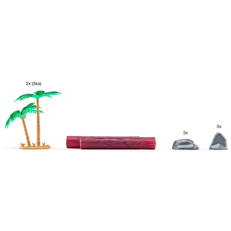 Комплект фигурки в кутия Диви животни, 30 броя