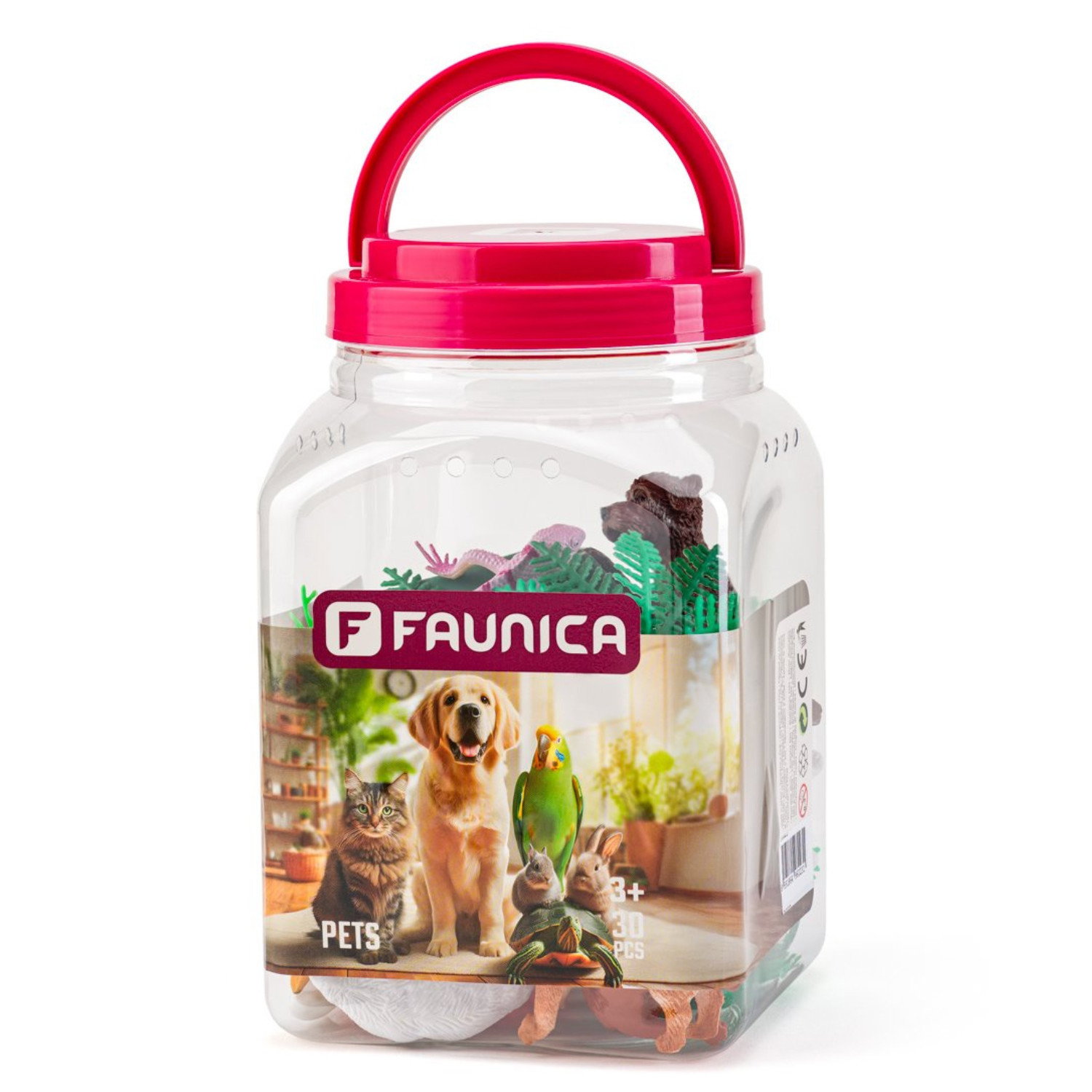 Комплект фигурки в кутия Домашни животни, 30 броя