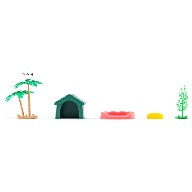 Комплект фигурки в кутия Домашни животни, 30 броя