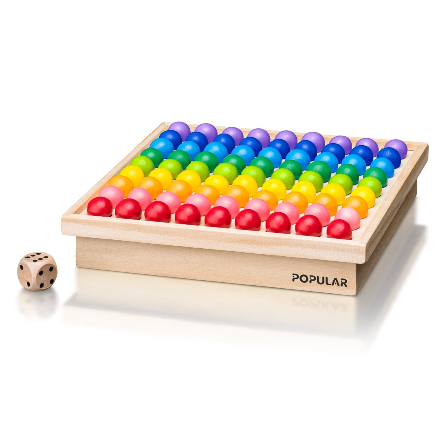 Комплект от класически игри с дървени топчета