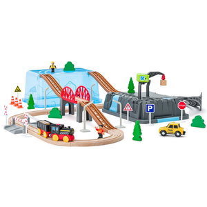 Комплект електрическо влакче с аксесоари Миньори, 63 части