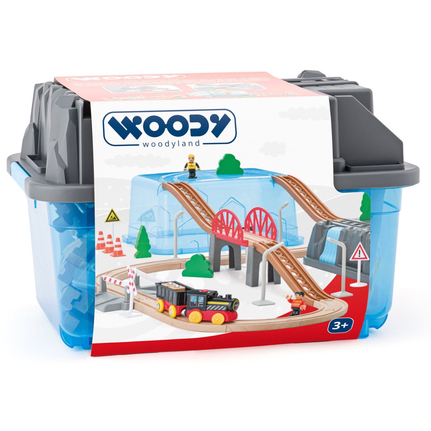 Комплект електрическо влакче с аксесоари Миньори, 63 части