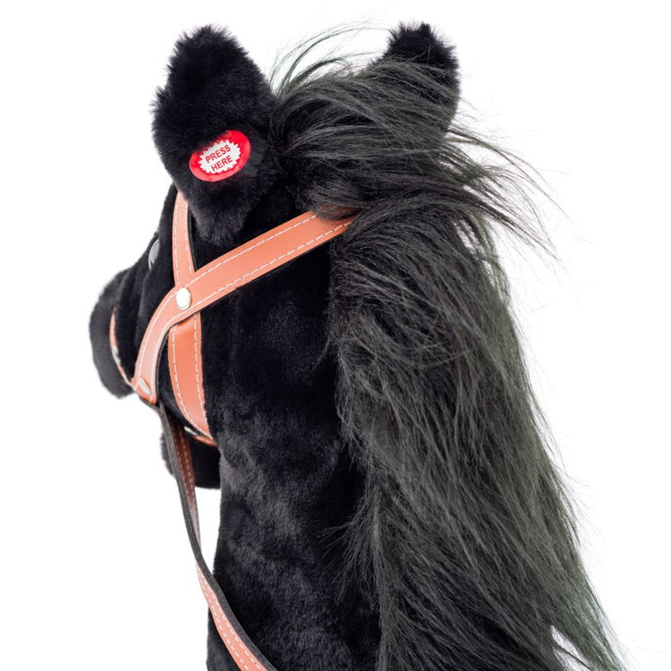 Дървено конче за яздене Барон със звук