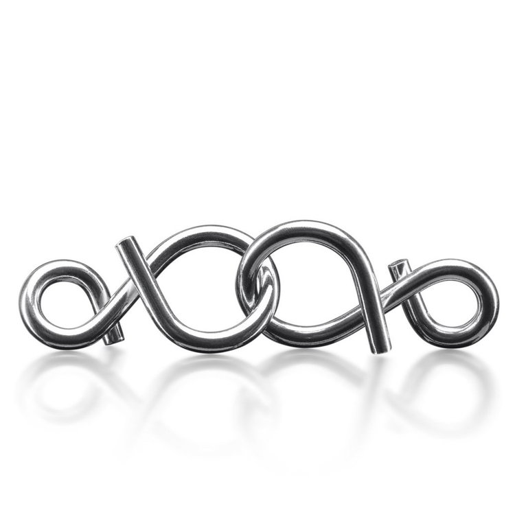 Комплект дървени и метални пъзели-главоблъсканици, 6 броя