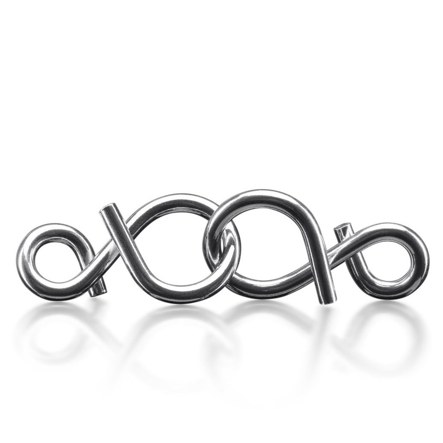 Комплект дървени и метални пъзели-главоблъсканици, 6 броя