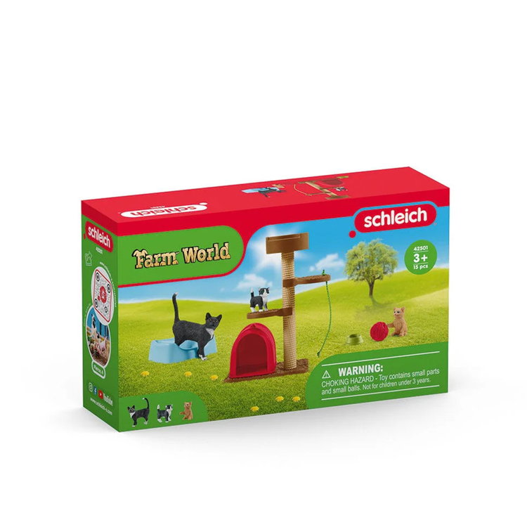 Комплект Време за игра с котенцата, Schleich