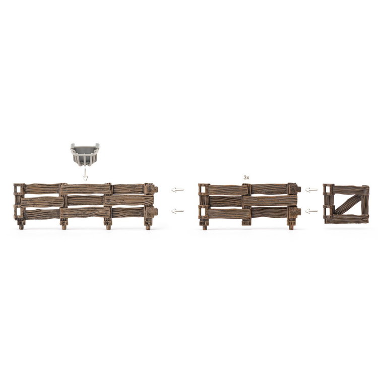 Къща в Африка с животни и аксесоари, 61 части