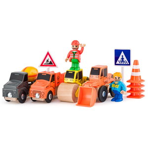 Комплект работни коли за влакови релси