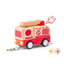 Дървена пожарна със звук и светлина