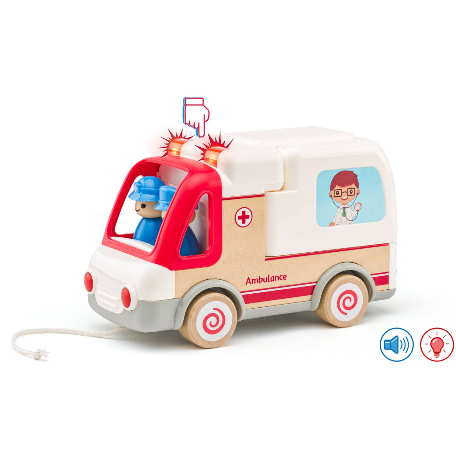 Линейка със звук и светлина