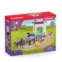 Комплект Бокс за коне с кобила и конче, Schleich