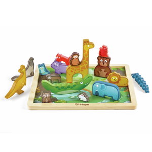 Дървен пъзел Животинско царство, Hape