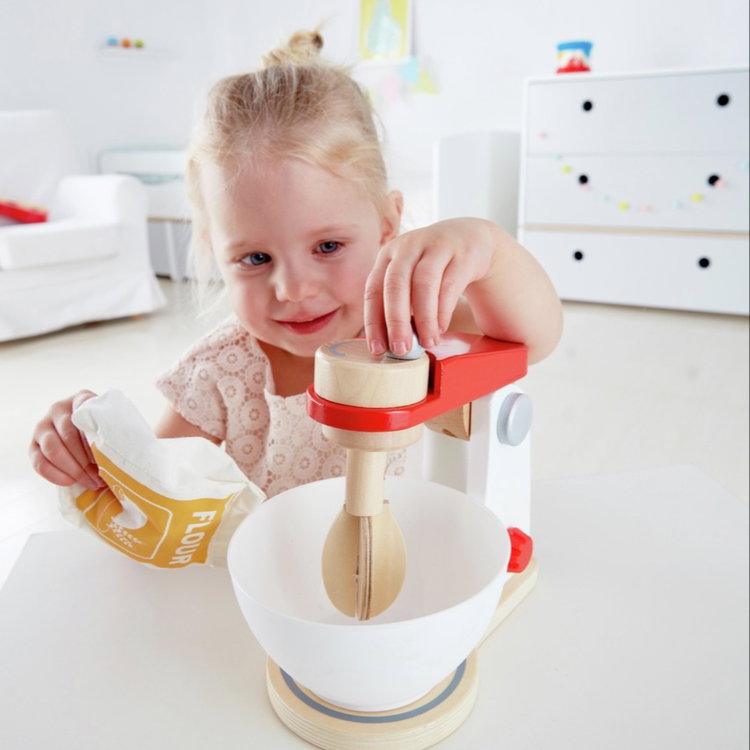 Дървен миксер с купа, Hape