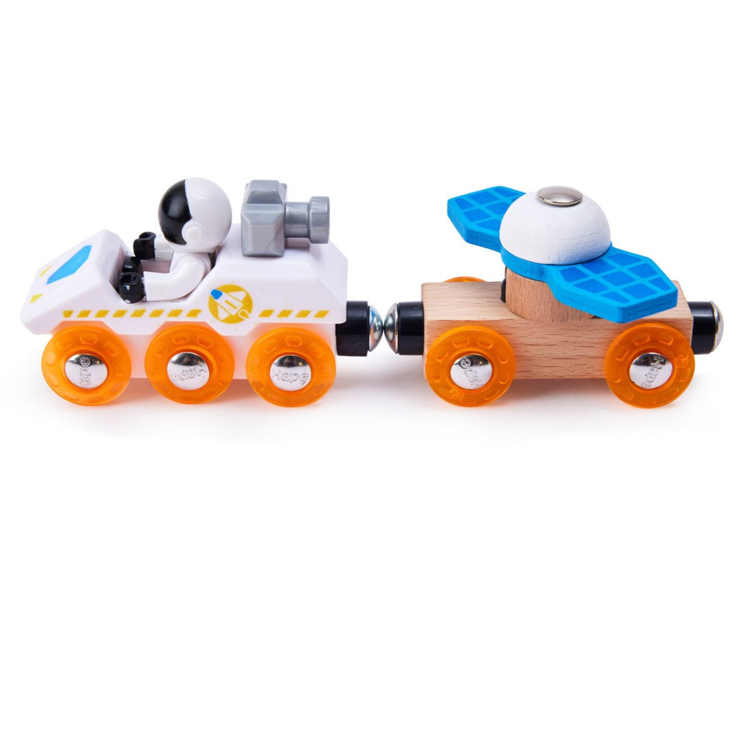 Дървен железопътен комплект Марс, Hape