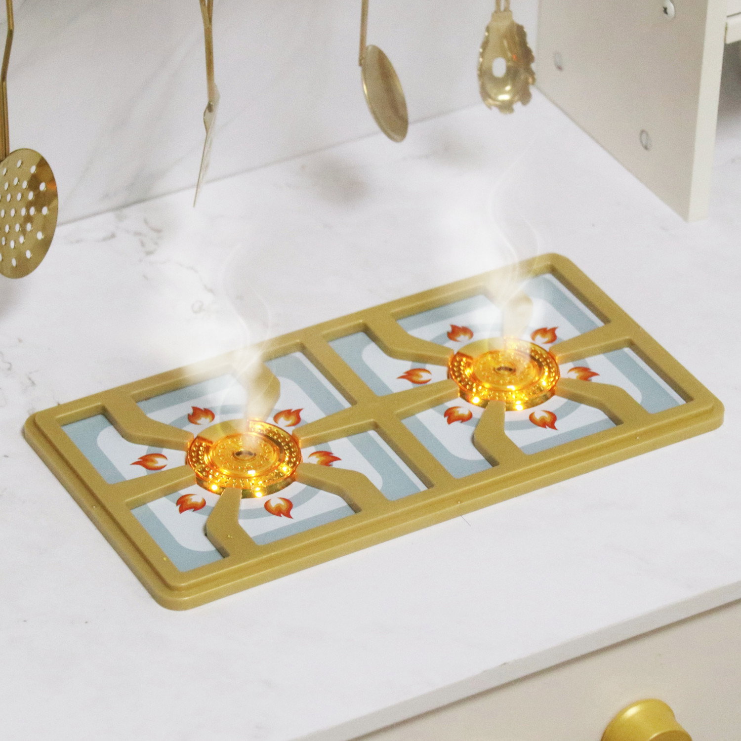 Интерактивна детска дървена кухня с аксесоари