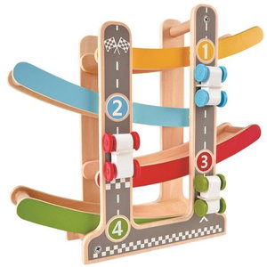 Дървена писта с 3 коли, Hape