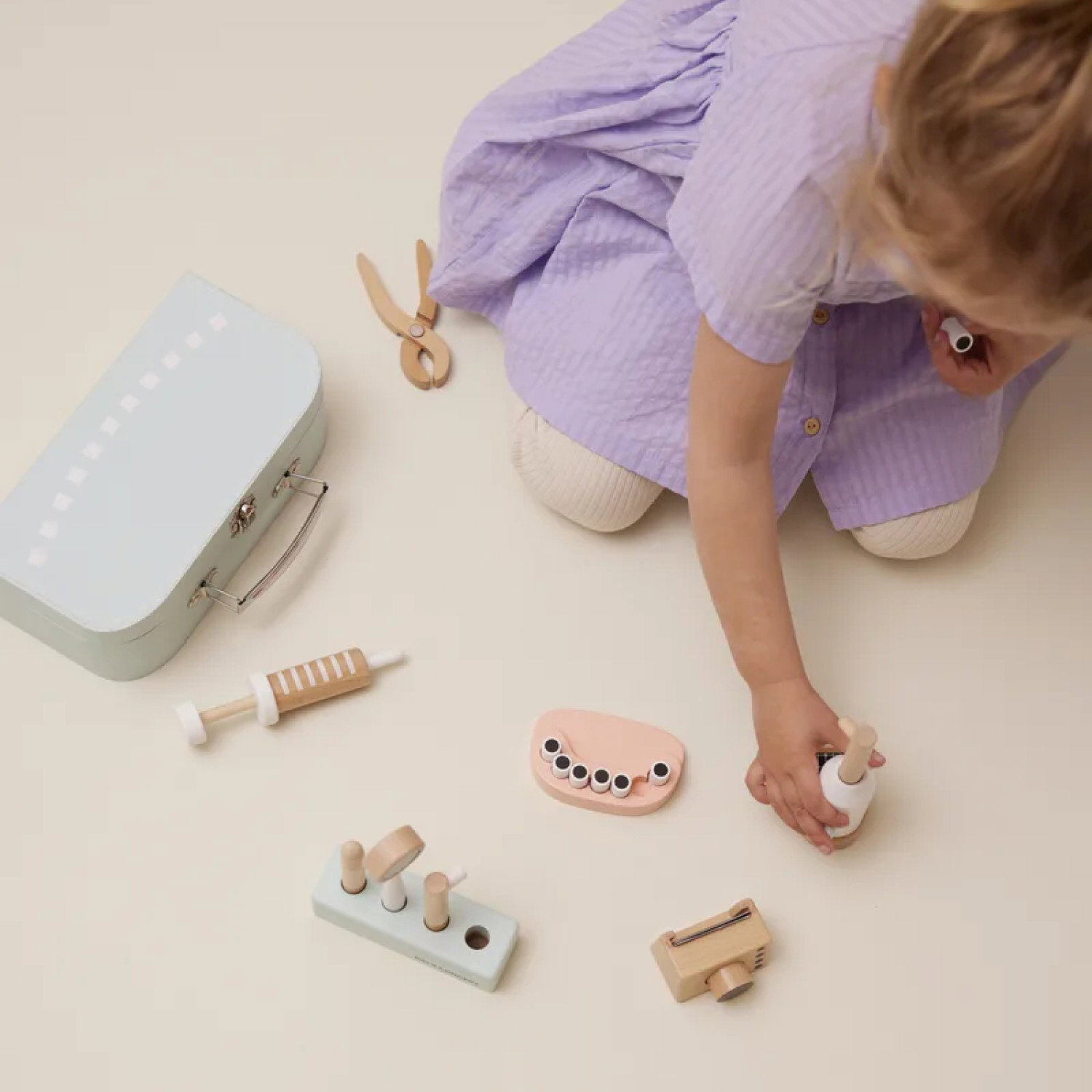 Зъболекарски комплект за деца в куфарче
