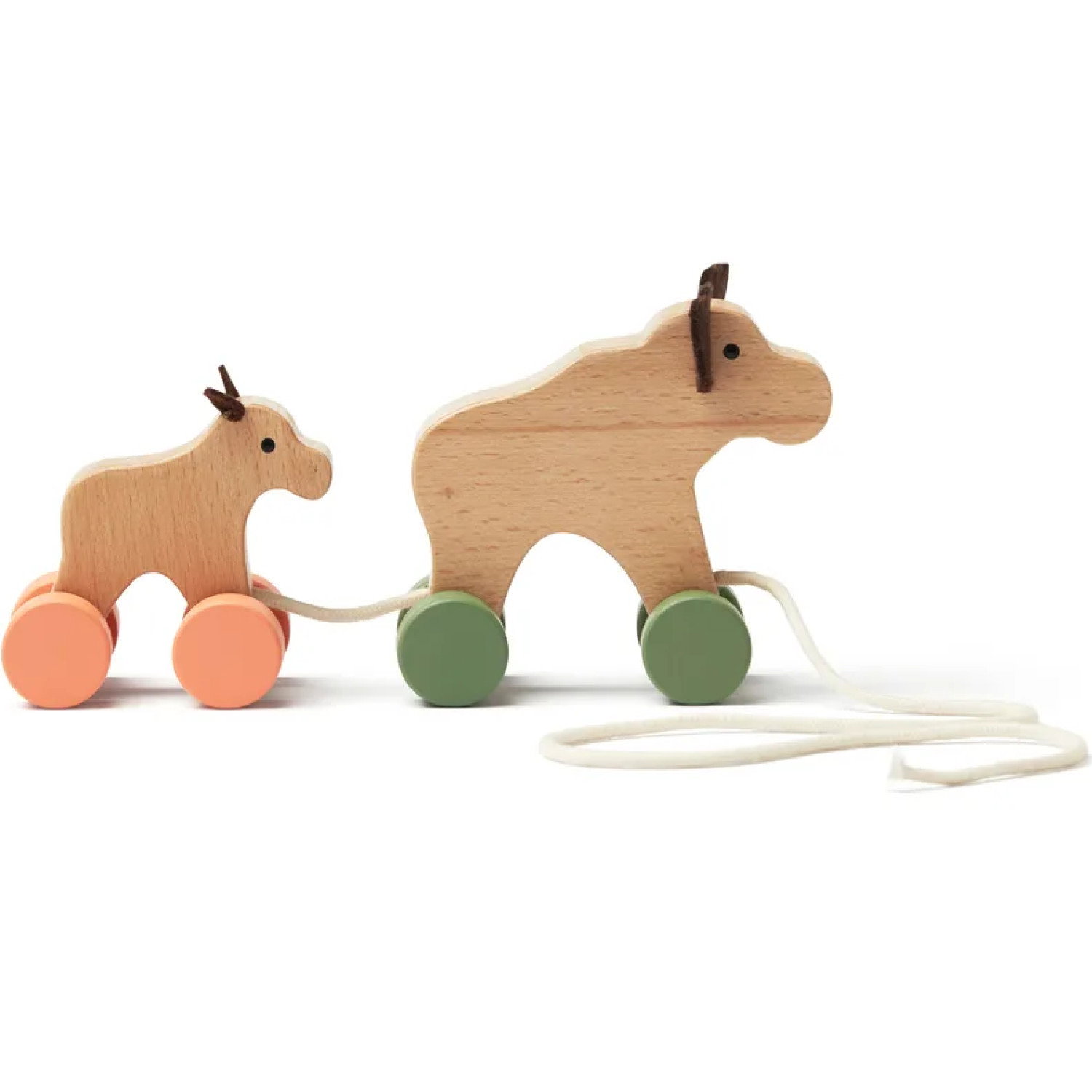 Дървена ирачка за дърпане Лосове