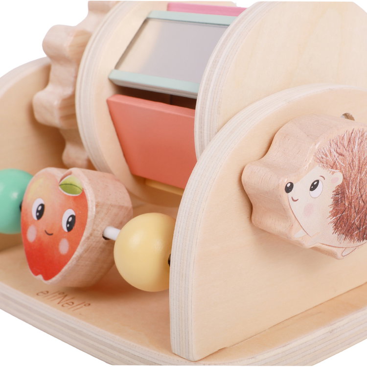 Дървена сензорна въртележка