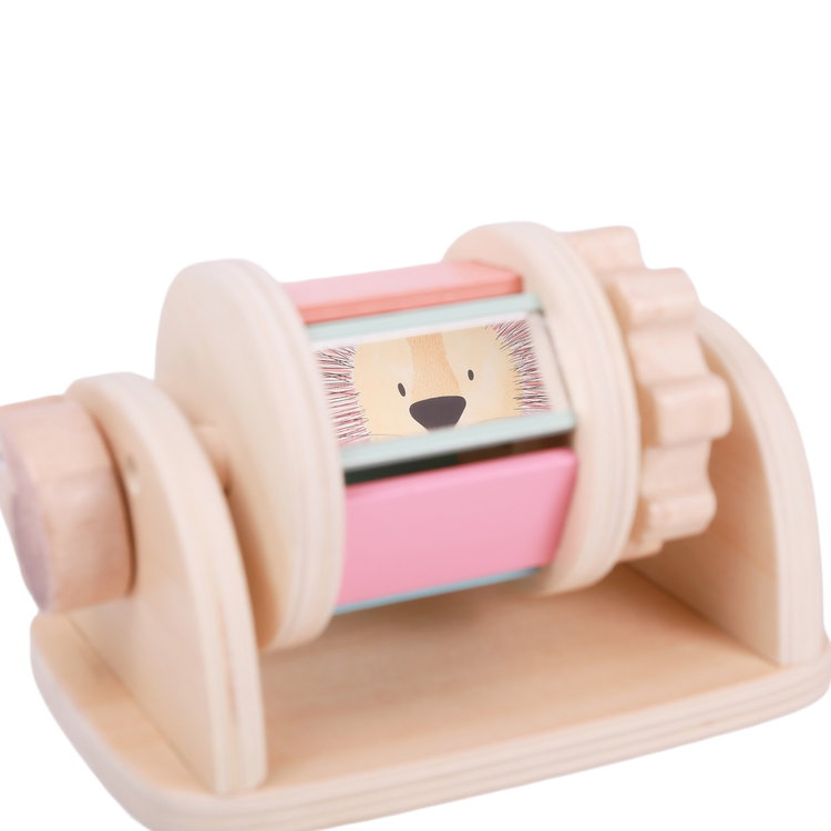 Дървена сензорна въртележка