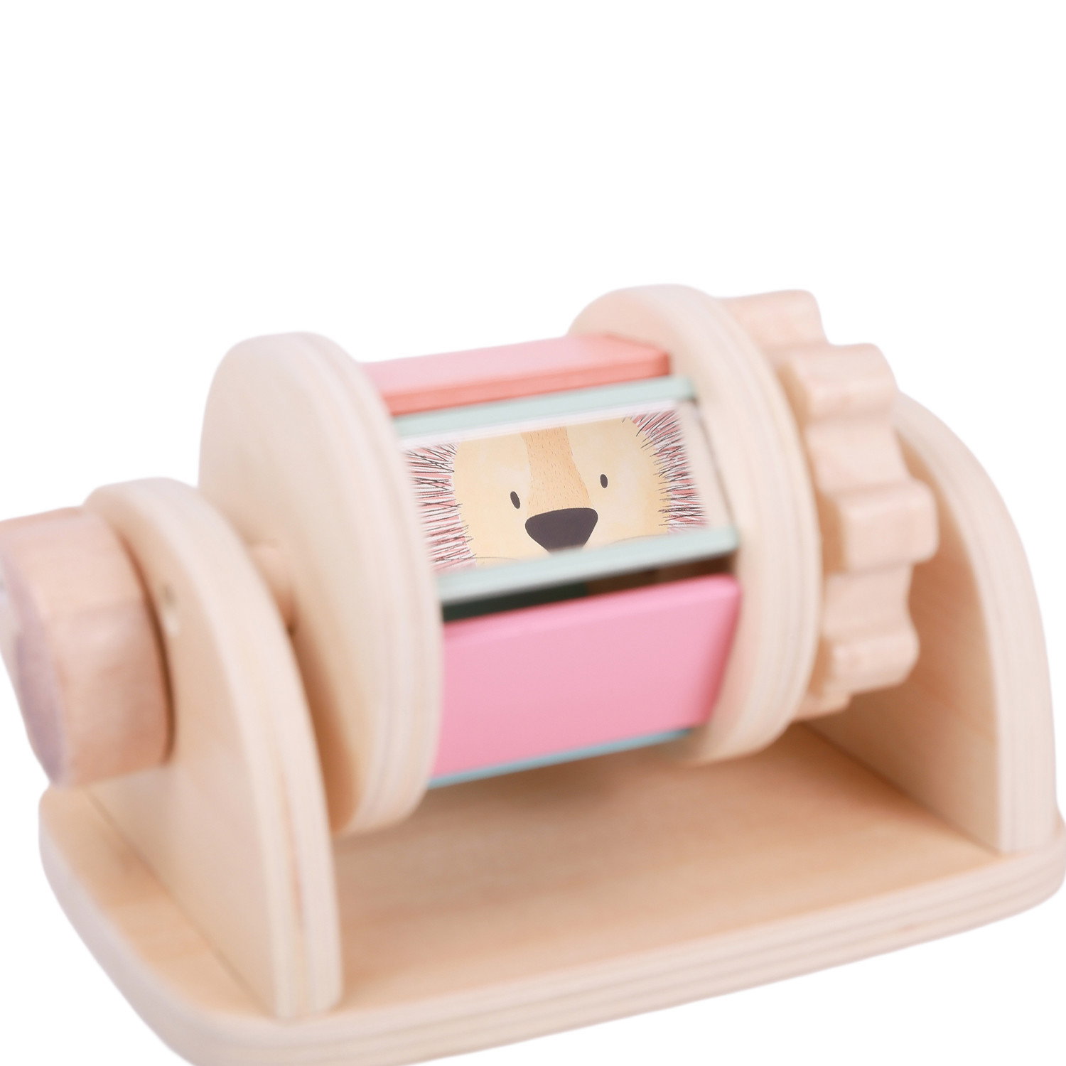 Дървена сензорна въртележка