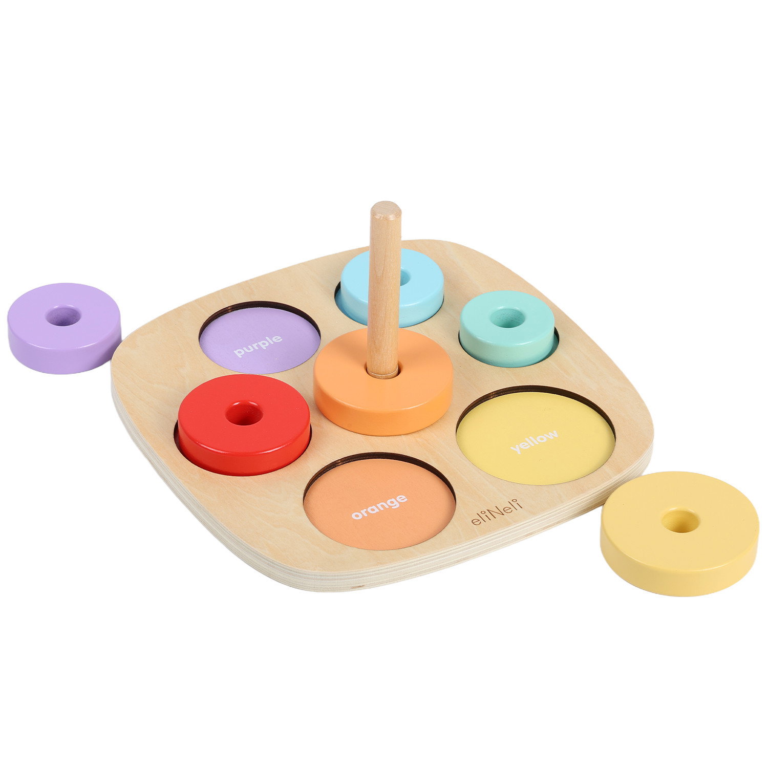 Моторна играчка за изучаване на цветовете