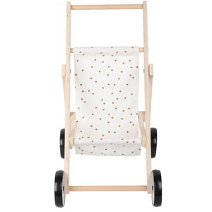 Дървена количка за кукли