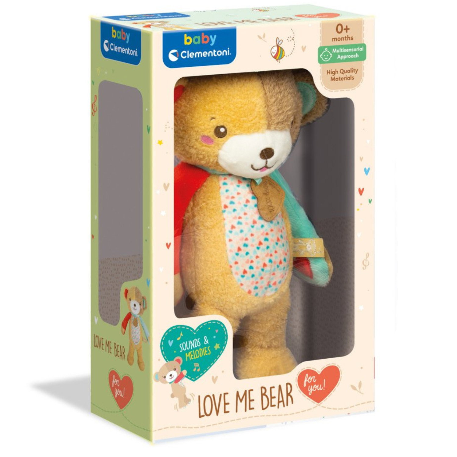 Меко бебешко мече със звуци