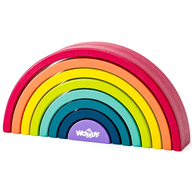 Дървени форми за подреждане Дъга