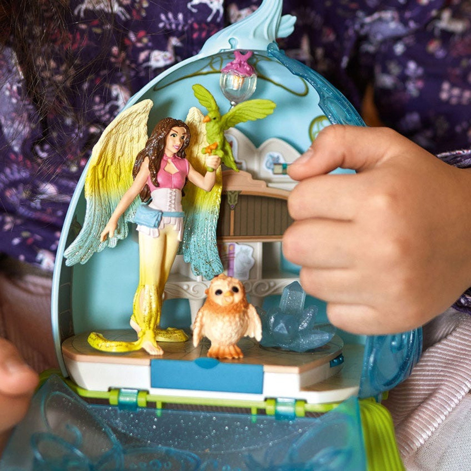 Комплект Мистично цвете - Библиотека, Schleich