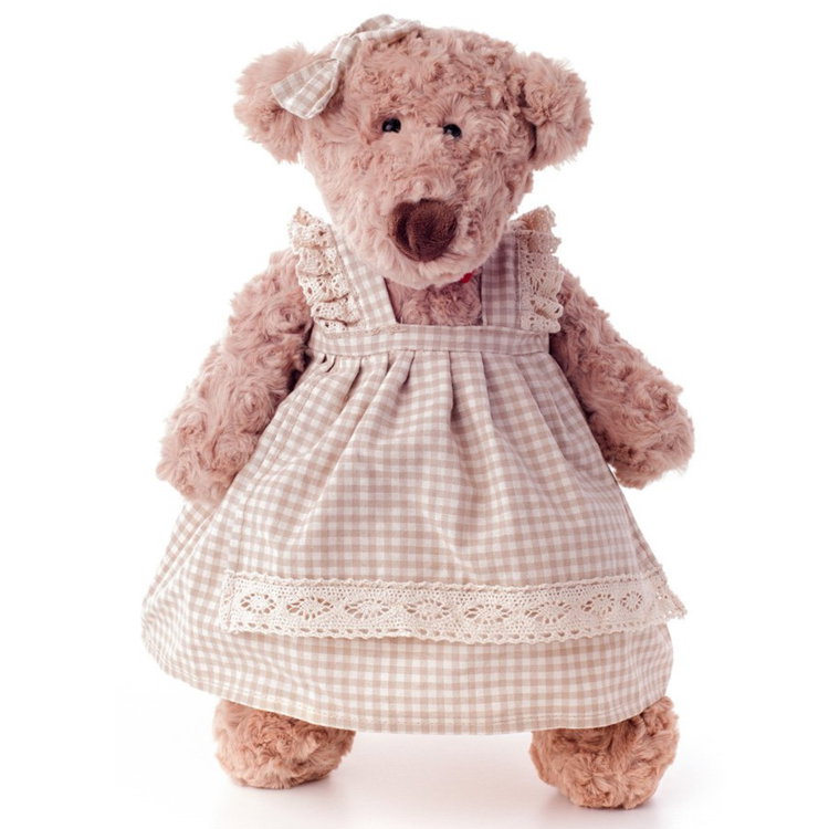 Плюшено мече с рокля