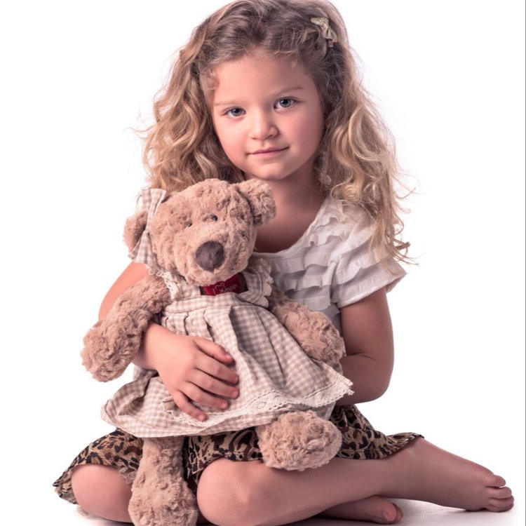 Плюшено мече с рокля