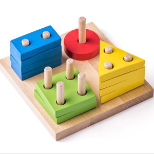 Дървена низанка Форми и цветове