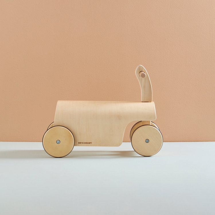 Дървена количка за малки състезатели