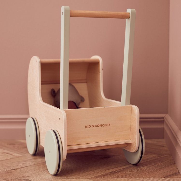 Дървена количка за кукли Nature