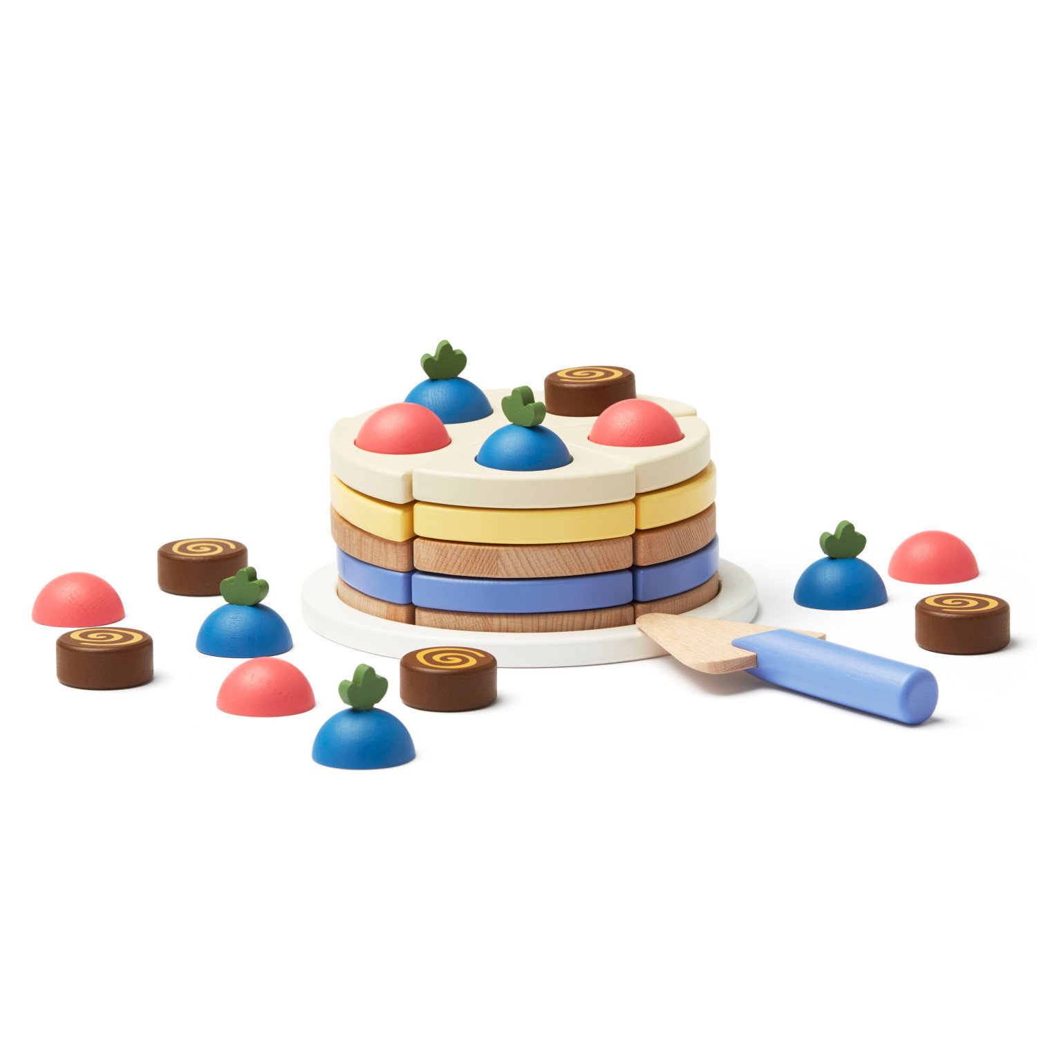 Дървена торта за сглабяне