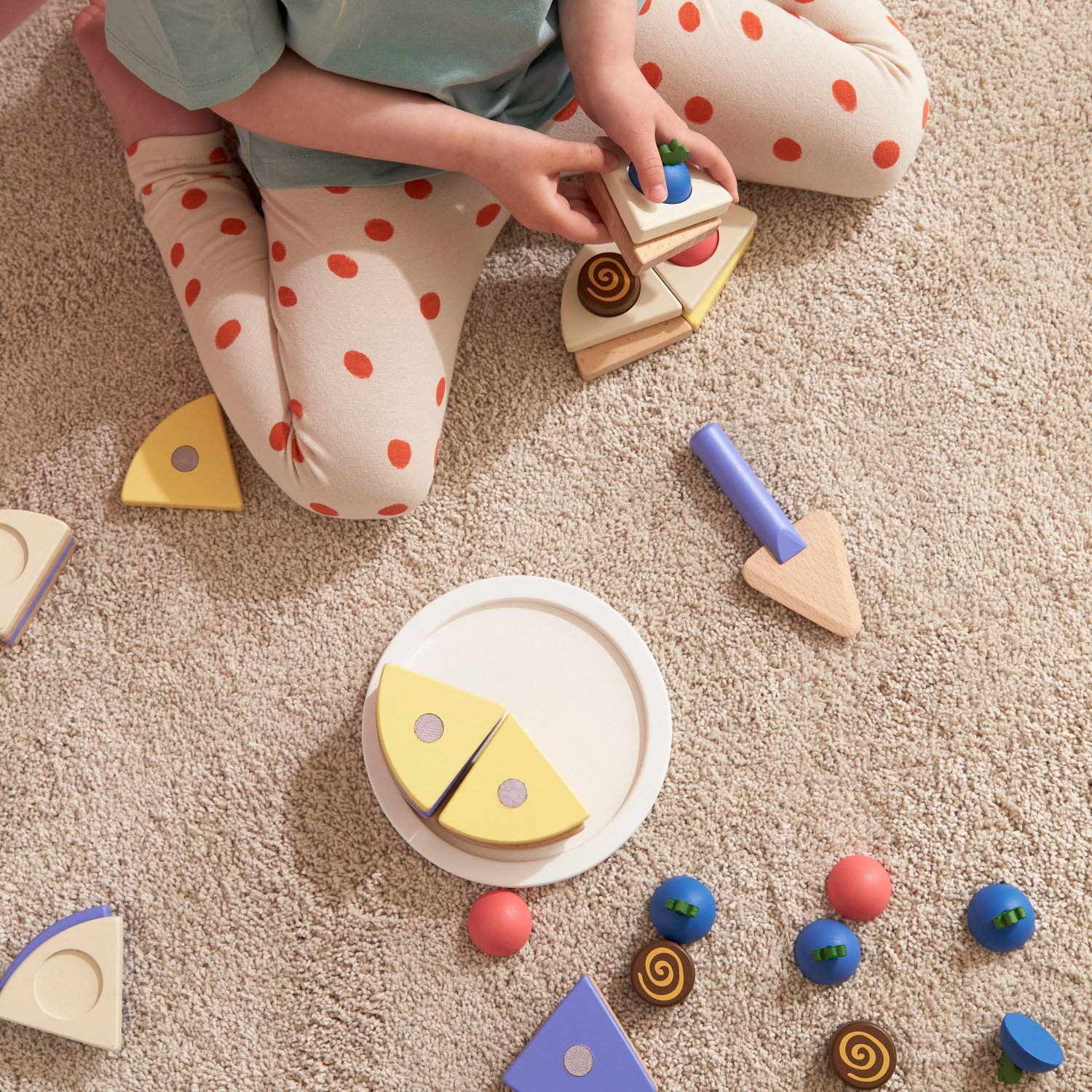 Дървена торта за сглабяне