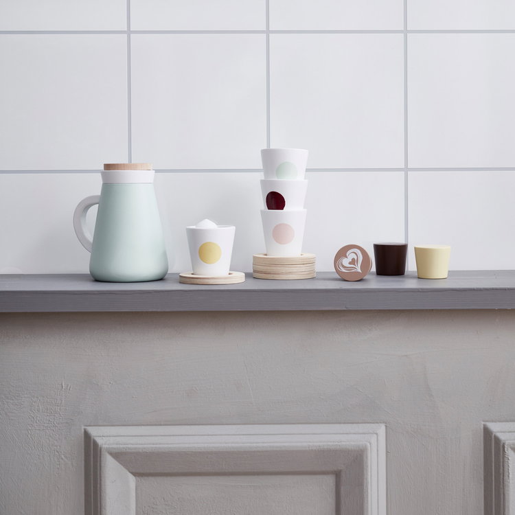 Дървен комплект за кафе и чай Fika