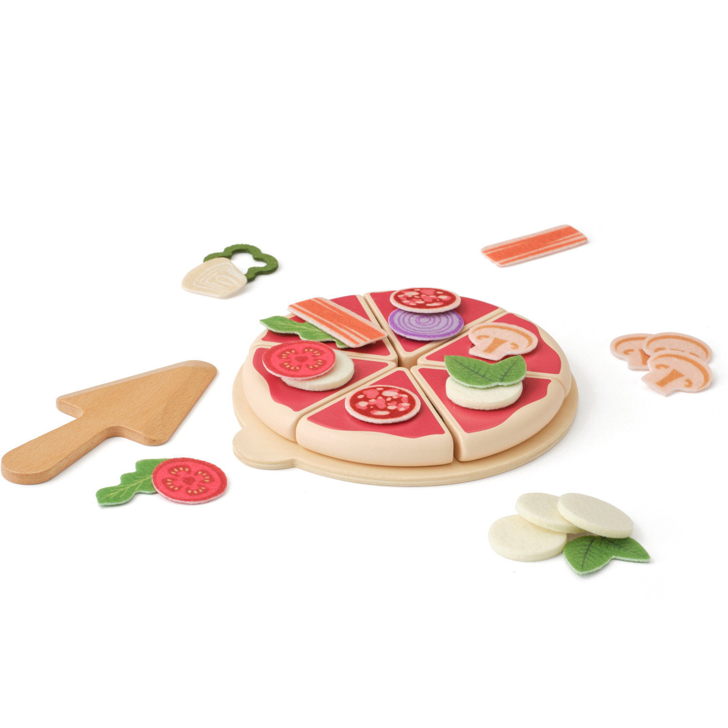 Дървен комплект Италианска пица