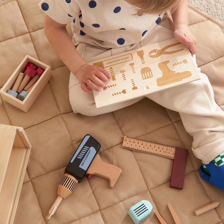 Дървен комплект Куфар с инструменти